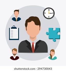 Business digital design, vector illustration eps 10.