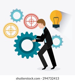 Business digital design, vector illustration eps 10.