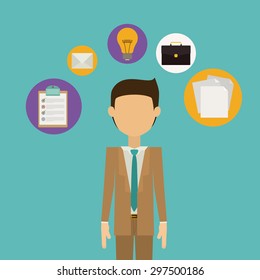 Business digital design, vector illustration eps 10
