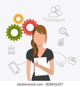 Business digital design, vector illustration eps 10.