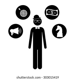 Business digital design, vector illustration eps 10