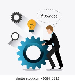 Business digital design, vector illustration, eps 10.