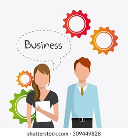 Business digital design, vector illustration, eps 10.