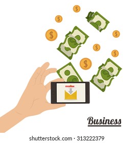 Business digital design, vector illustration eps 10