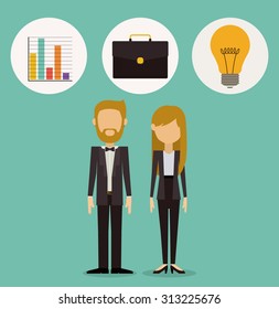 Business digital design, vector illustration eps 10