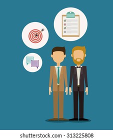 Business digital design, vector illustration eps 10