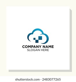 business and digital logo design concept, technology logo inspiration