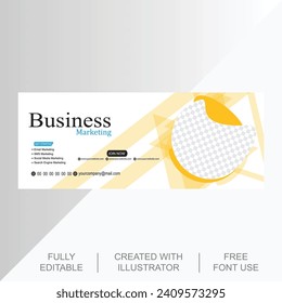 Business Digital marketing and corporate social media post design template Free