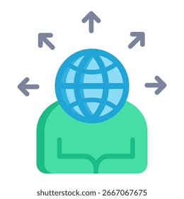 Geschäftsrichtungs-Symbolelement für Design