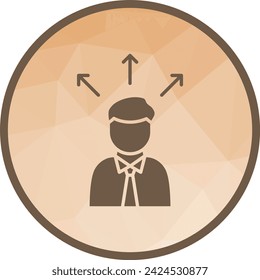 Business Direction icon vector image. Suitable for mobile application web application and print media.