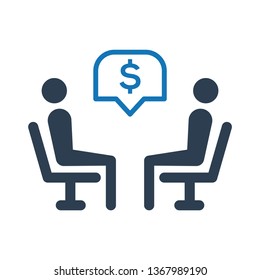 Business Discussion Icon
