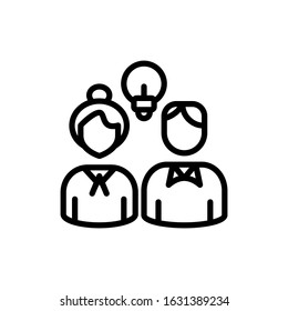 Business, discussion icon, elements of Business and Financial icon set, premium line icon for web design and app development