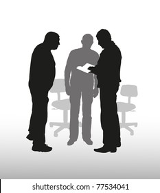 Business discussion  vector