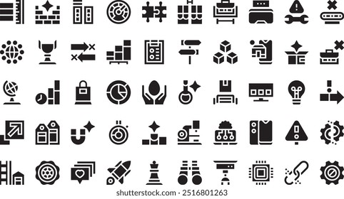 Business disruption icons High-Quality Vector Icons Collection with Editable Stroke. Ideal for Professional and Creative Projects.