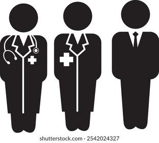 Business, Doctor, Pharmacist, Person, Silhouette