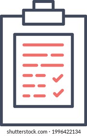 Business document, contract, sign, board, test icon vector image. Can also be used for business and office. Suitable for use on web apps, mobile apps and print media.
