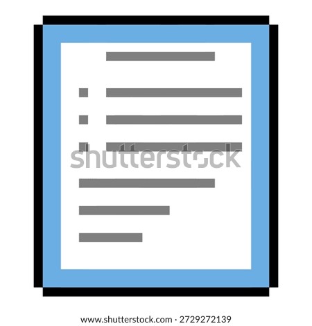 Business Document List Checklist Pixel