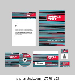 Business Documents Blank Set Stock Vector (Royalty Free) 177984653 ...