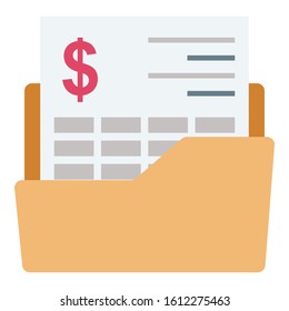 
Business documents, data storage Color Isolated Vector icon which can be easily modified
