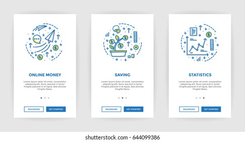 Business Doodle design concept of mobile application development