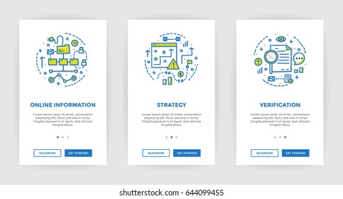 Business Doodle design concept of mobile application development