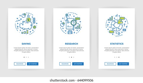 Business Doodle design concept of mobile application development