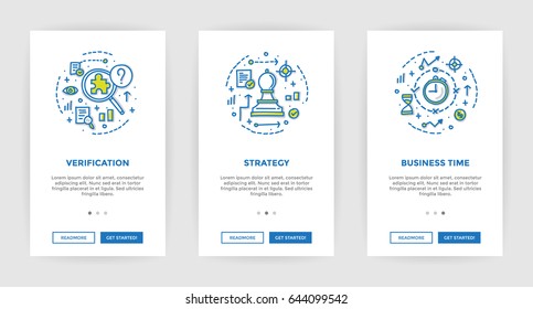 Business Doodle design concept of mobile application development