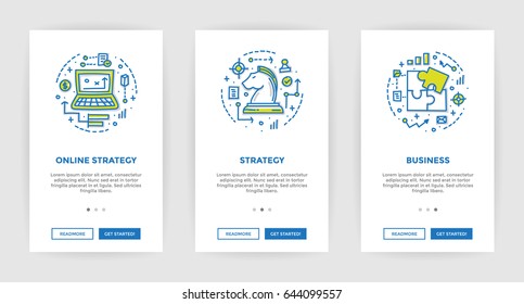 Business Doodle design concept of mobile application development