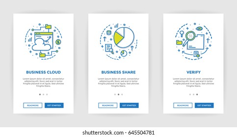 Business Doodle design concept of mobile application development