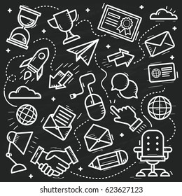 Business Doodle Design Vector.