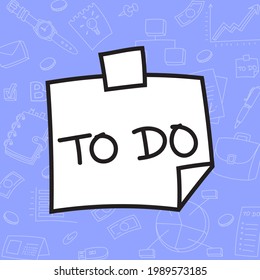 Business doodle icon. Hand drawn sketch. Coloring page. Vector illustration isolated on color background.