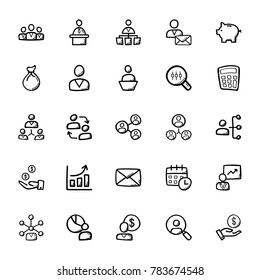 Business Doodle Icons 3