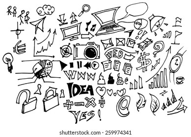 Business doodles