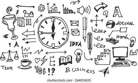 Business doodles