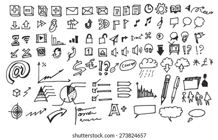 Business doodles