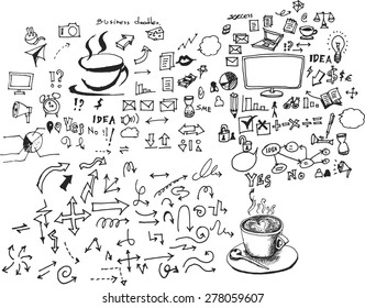 Business doodles
