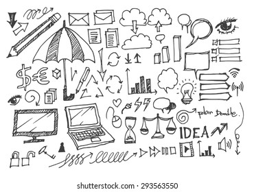 Business doodles