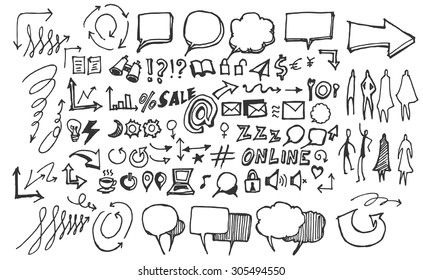 Business doodles