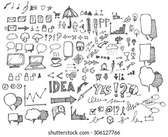 Business doodles