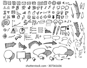 Business doodles