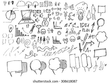 Business doodles