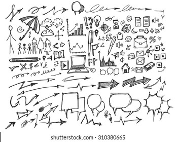 Business doodles