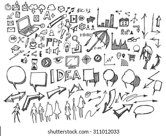 Business doodles