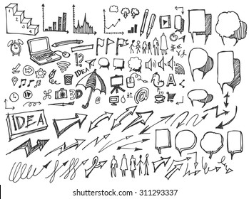 Business doodles