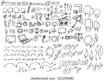 Business doodles