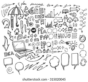 Business doodles
