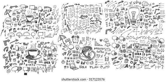 Business doodles