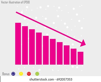Business drop, icon, vector illustration of Eps10