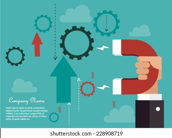 Business dynamics concept