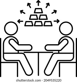 Business earning Isolated Vector icon which can easily modify or edit

